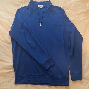 Peter Millar Quarter Zip Blue (Medium)